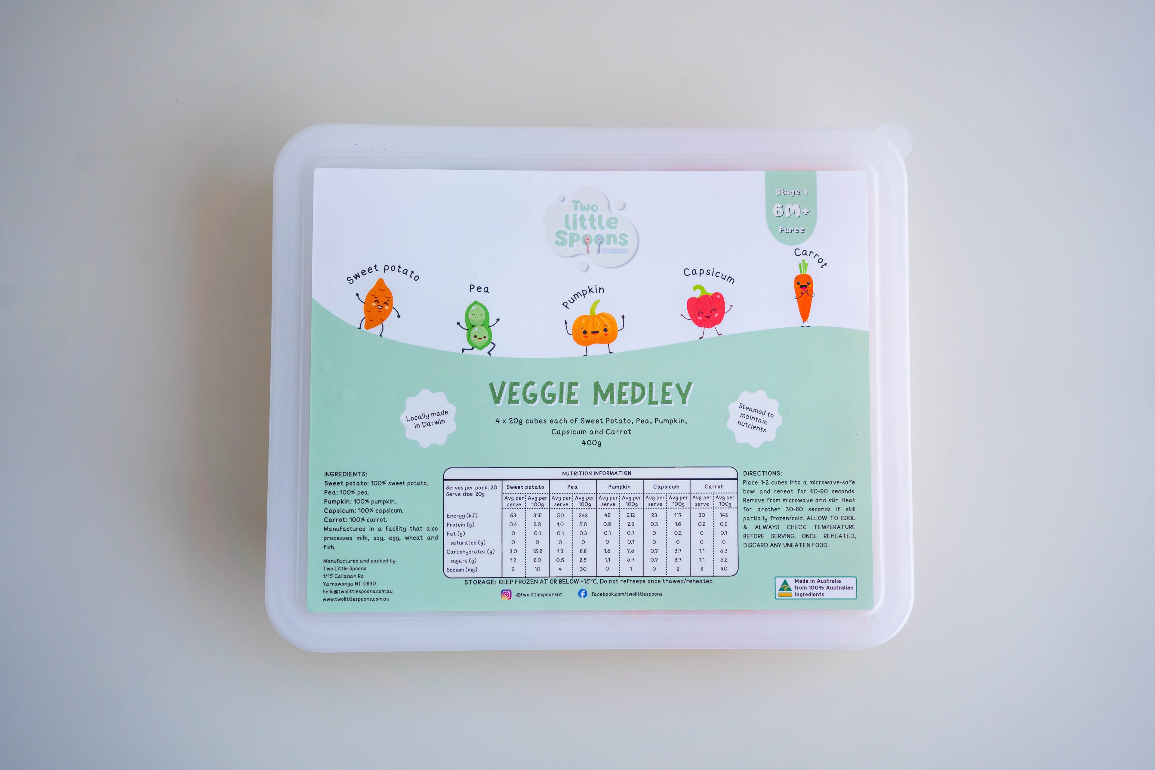 Veggie Medley Puree Pack